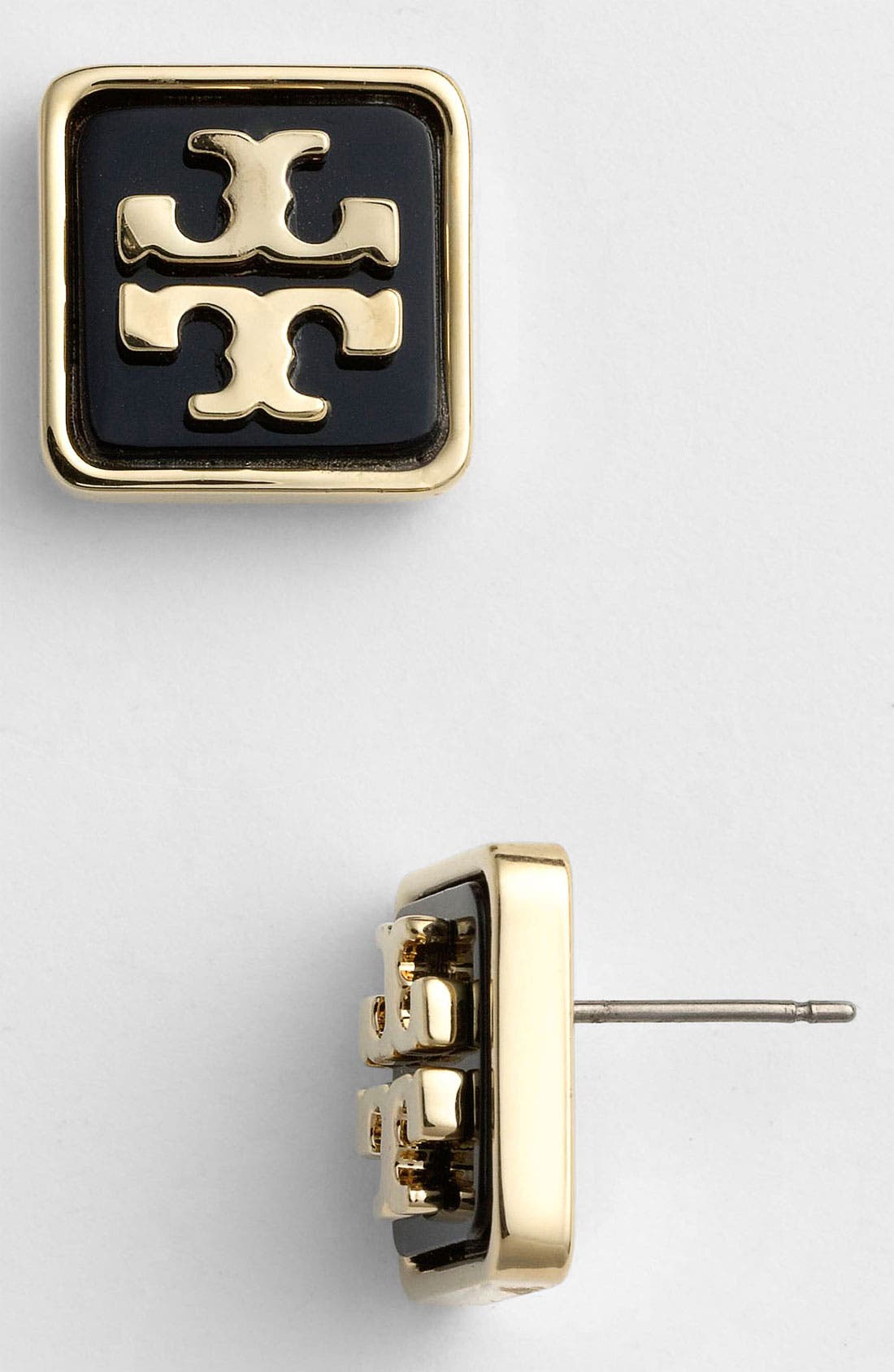 Tory Burch 'Brody' Logo Stud Earrings Nordstrom