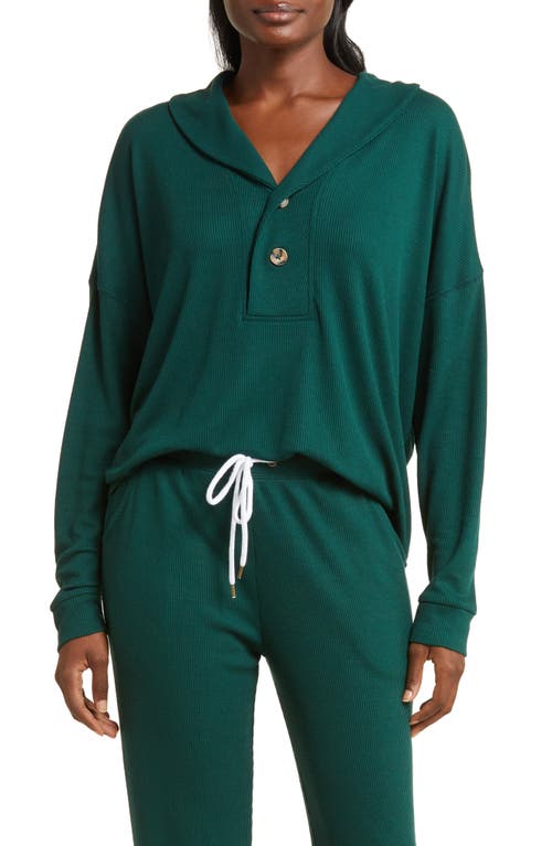 Off the Clock Pajama Sweater in Thyme