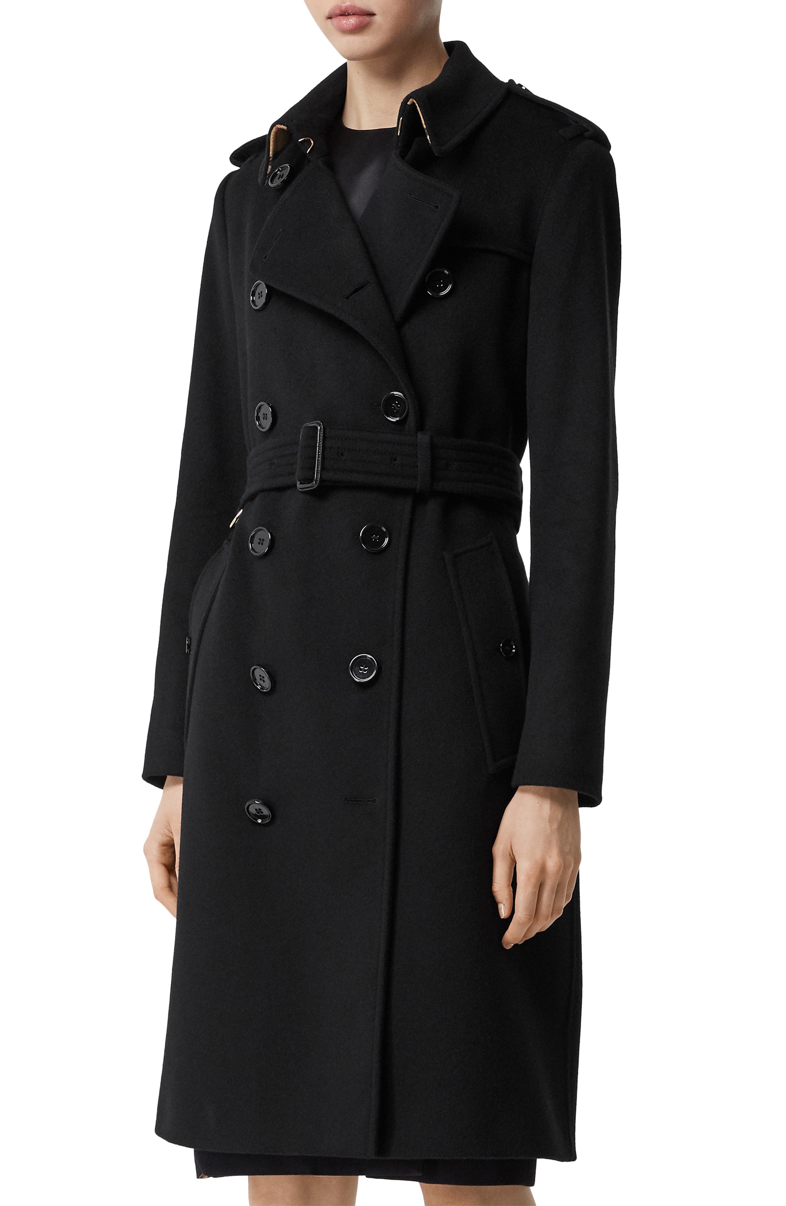 kensington cashmere trench coat
