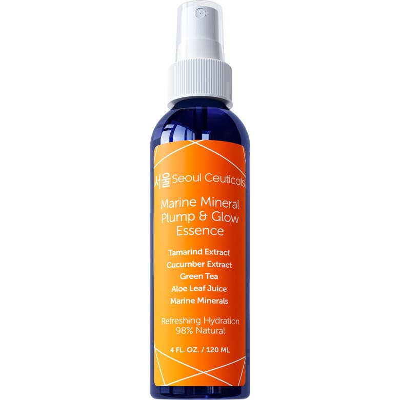 Seoul Ceuticals Korean Skincare Marine Mineral Pump & Glow Essence In Clear
