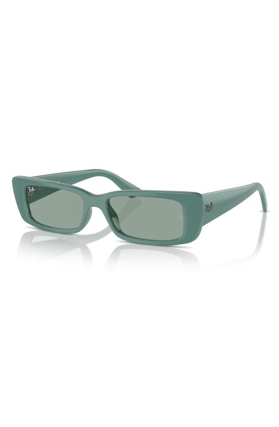 Shop Ray Ban Ray-ban Teru 54mm Rectangle Sunglasses In Dark Green