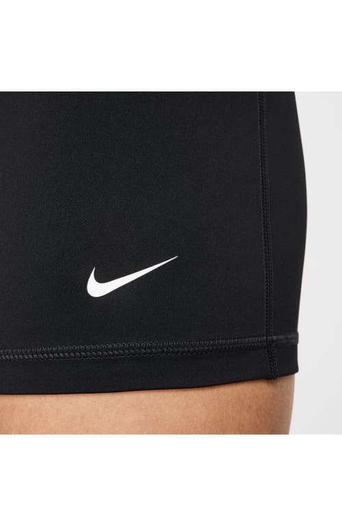 Shop Nike Pro Sculpt High Waist Bike Shorts In Black/white