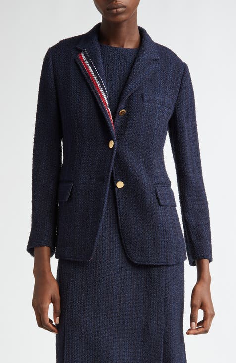 THOM BROWNE.ネイビーブレザー 0 Women's Thom Browne Suits