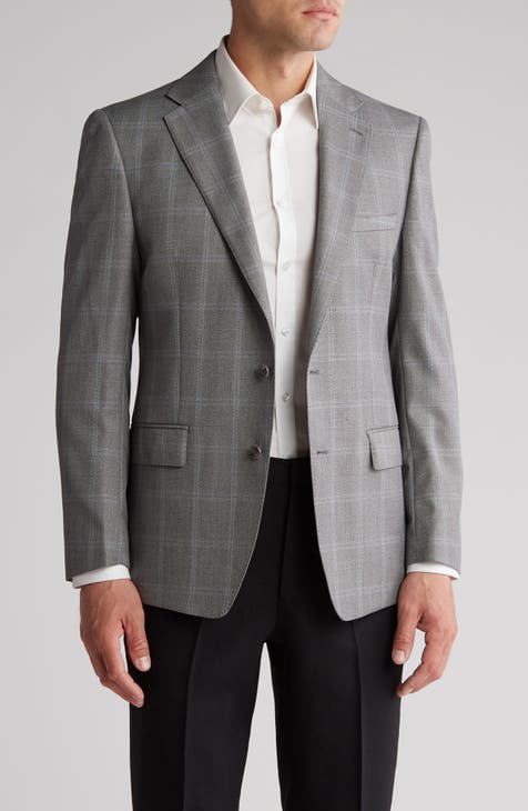Men's casual blazer jacket - grey M162