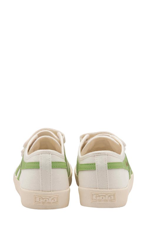 Shop Gola Coaster Low Top Sneaker In Off White/patina Green