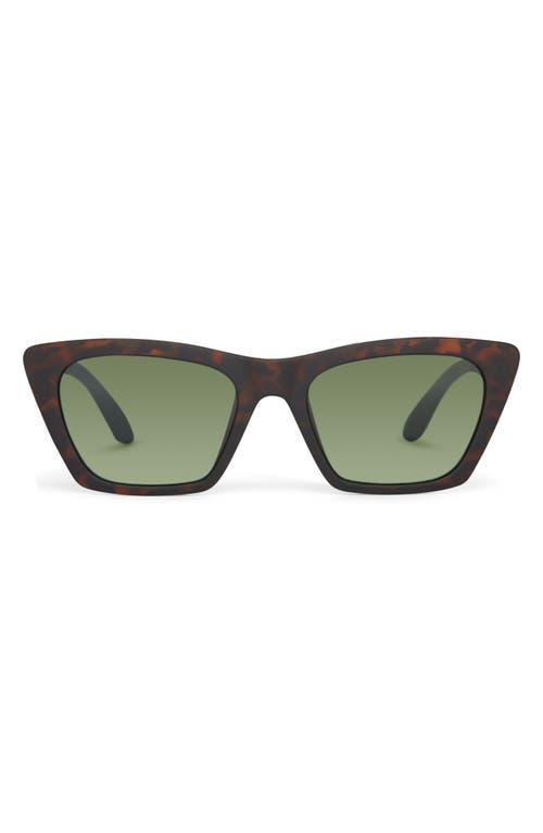 Toms Sahara 54mm Cat Eye Sunglasses In Matte Blonde Tortoise