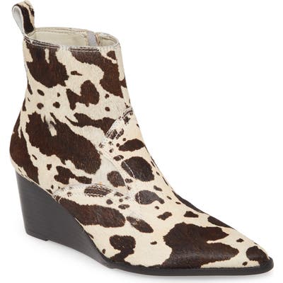 Matisse Essentials Genuine Calf Hair Wedge Bootie