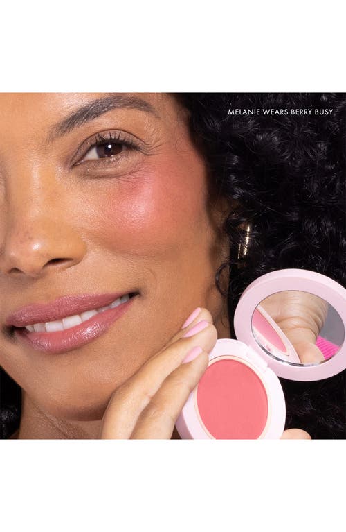 Shop Wander Beauty Blush All Day Hydrating Powder Blush In Berry Busy