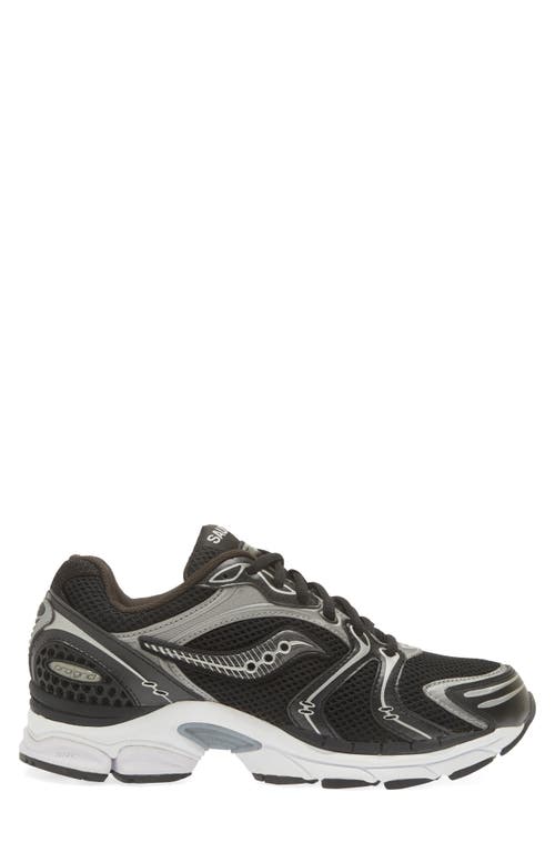 Saucony Progrid Triumph 4 Sneaker In Black/silver
