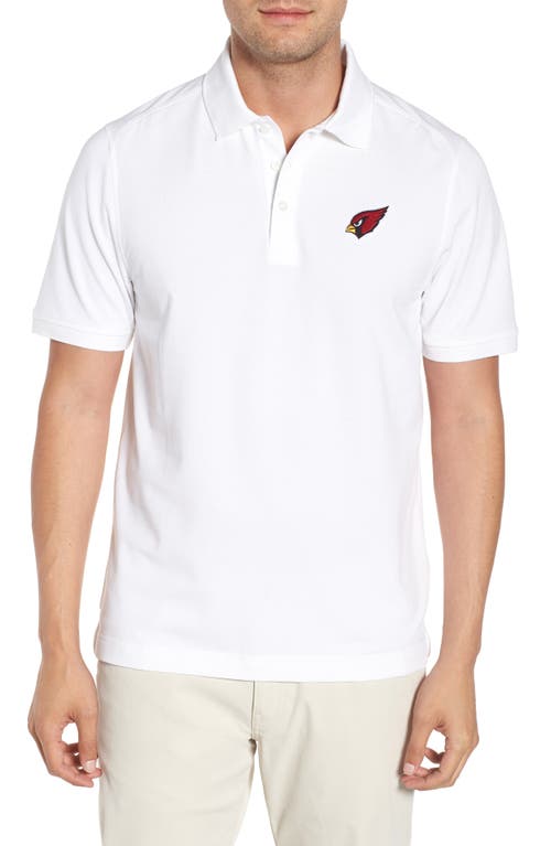 Cutter & Buck Arizona Cardinals - Advantage Regular Fit DryTec Polo White at Nordstrom,