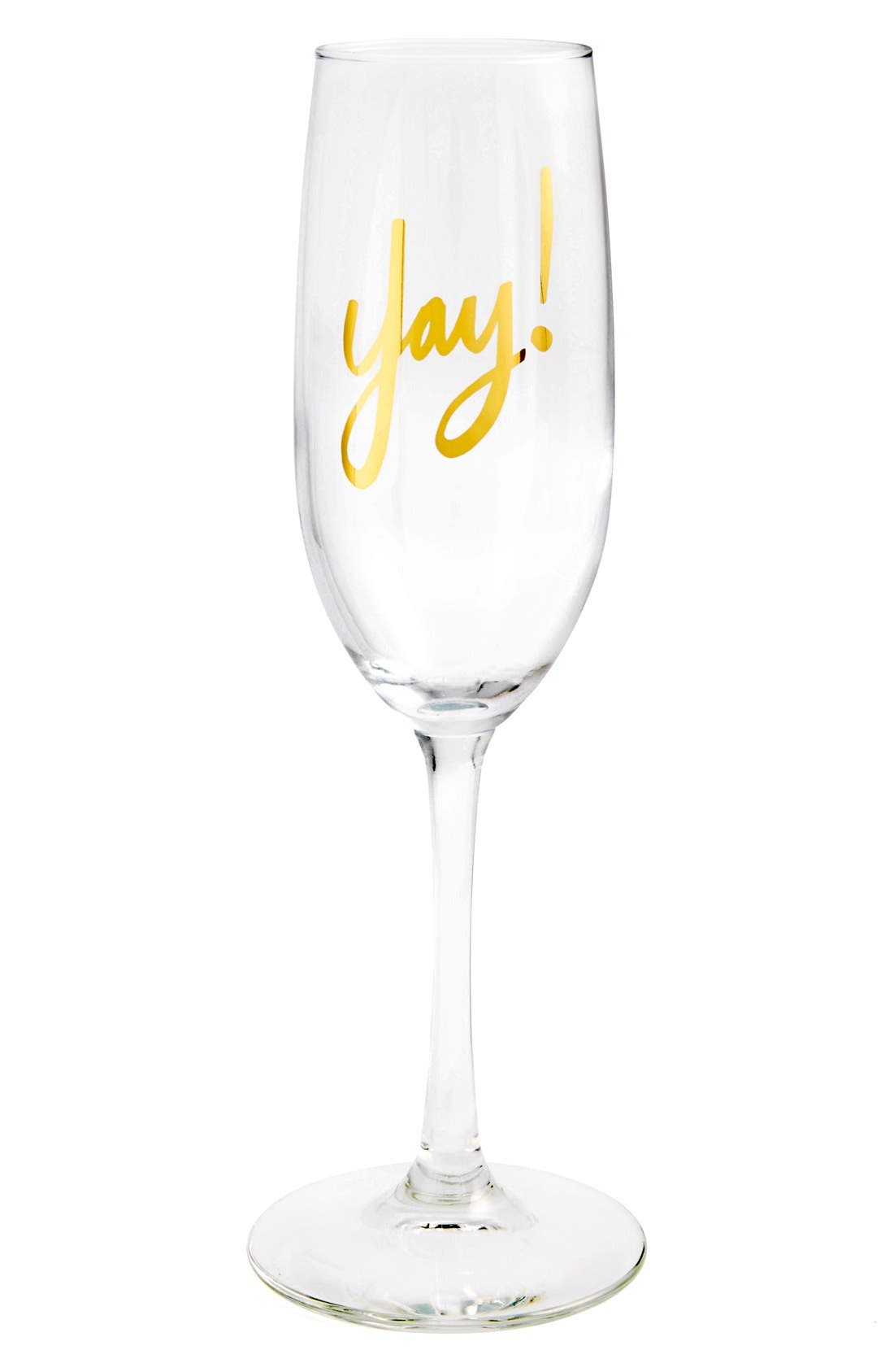 Easy, Tiger 'Yay!' Champagne Flute Nordstrom