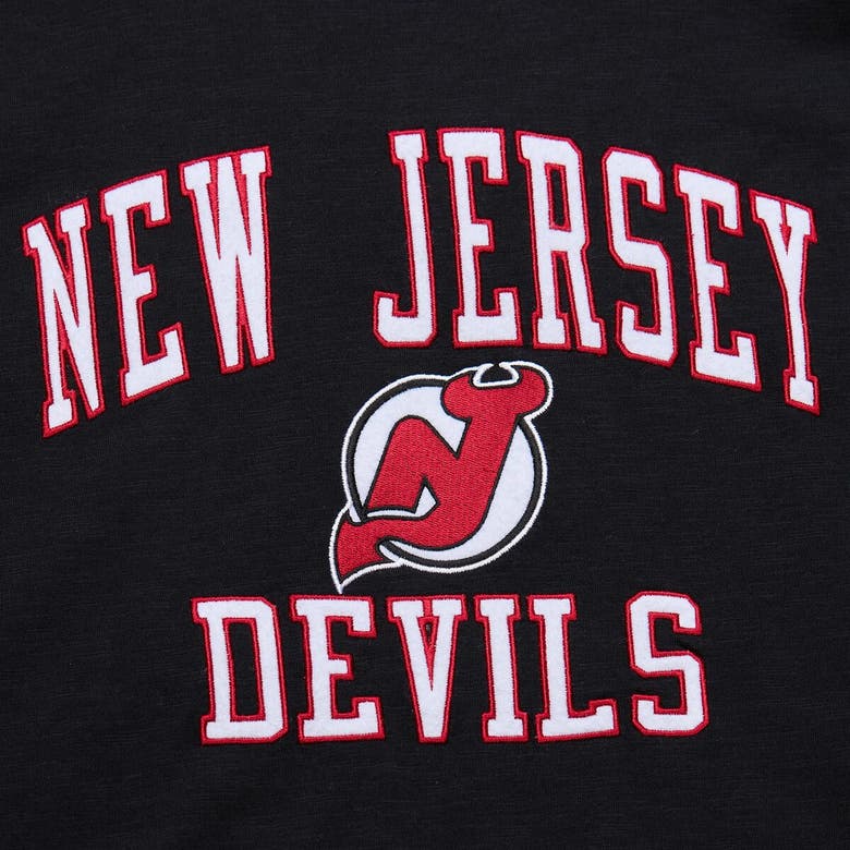 Mitchell & Ness Men's  Black New Jersey Devils Legendary Slub T-shirt In Black