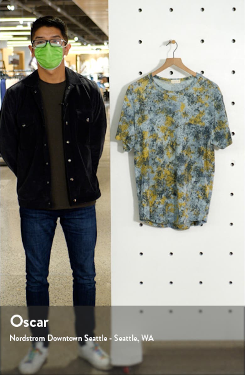 Men's Eco-Jersey Shirttail Printed T-Shirt, sales video thumbnail