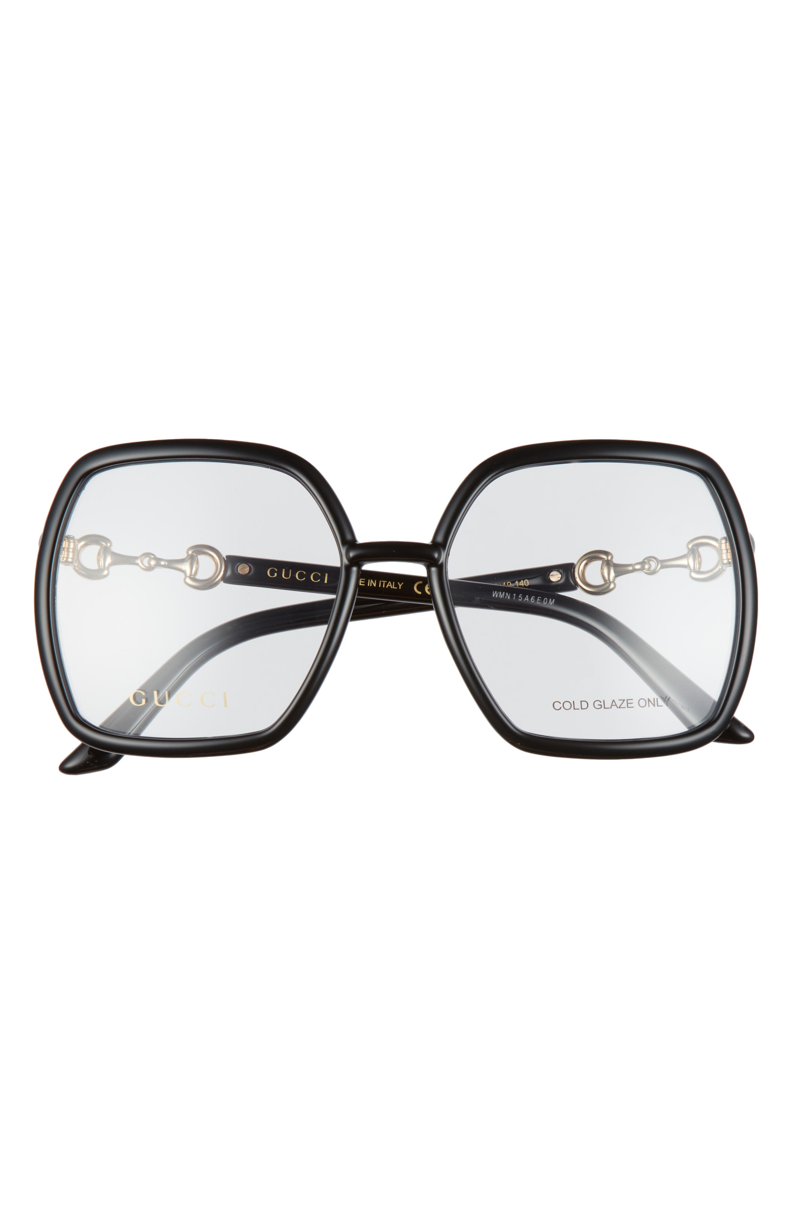 UPC 889652323367 product image for Gucci 55mm Geometric Optical Glasses in Black at Nordstrom | upcitemdb.com