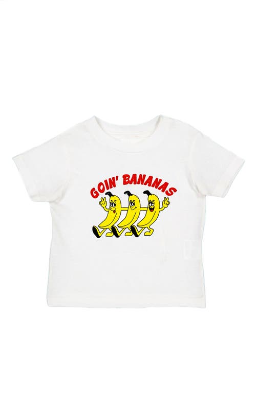 Little Chicken Kids' Going Bananas T-shirt In White Multi