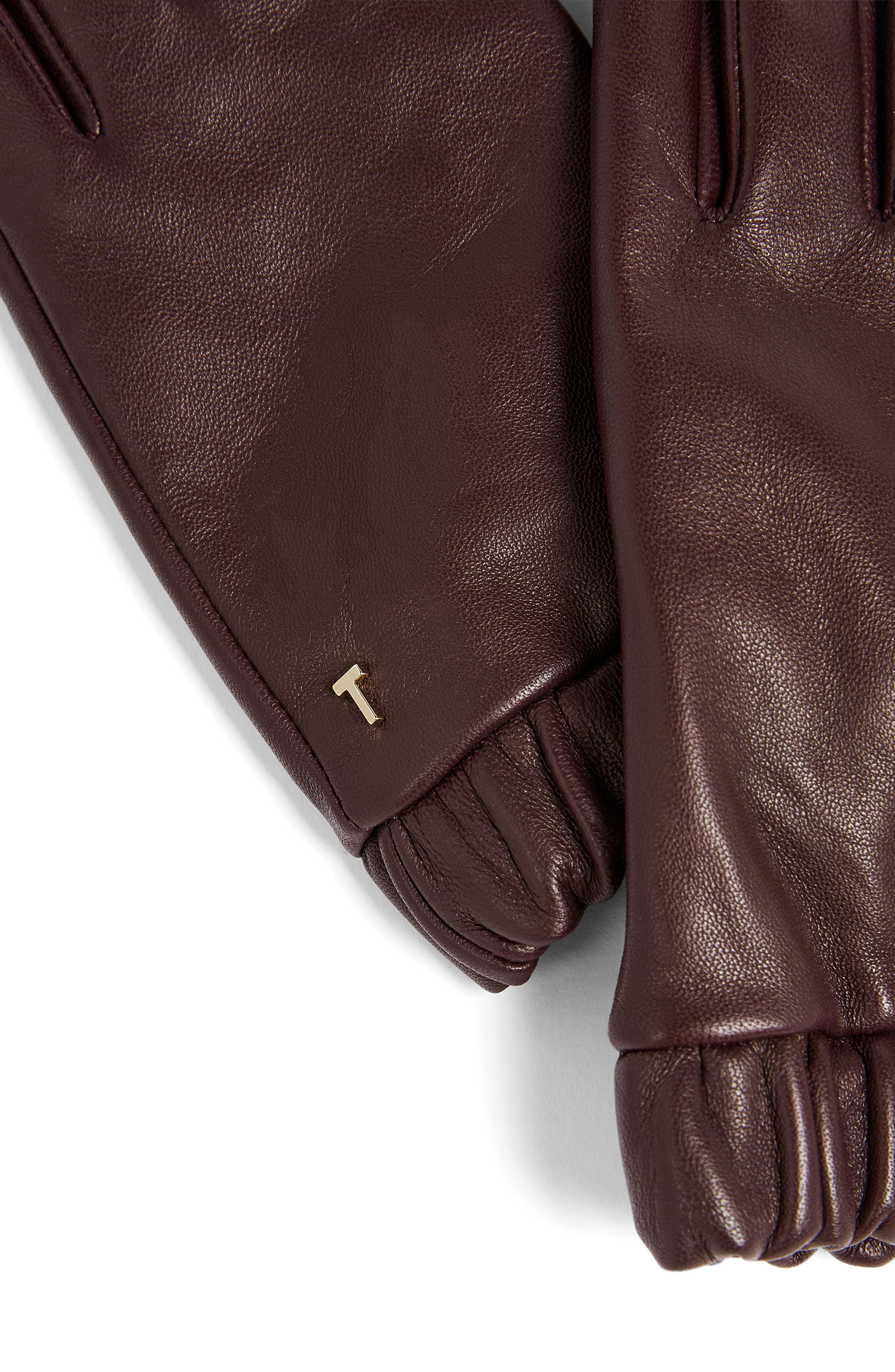 ted baker leather gloves ladies