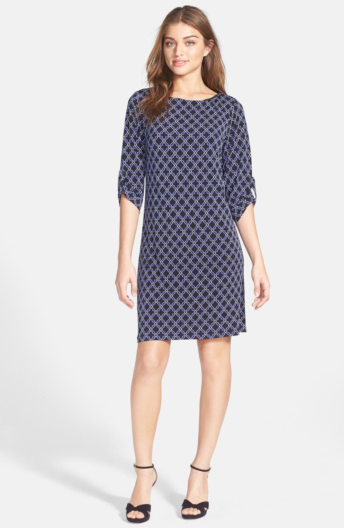 Laundry by Shelli Segal Medallion Print Jersey Dress (Petite) Nordstrom