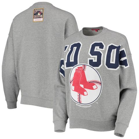 Boston Red Sox Mitchell & Ness Youth Retro Logo Pullover Hoodie - Navy