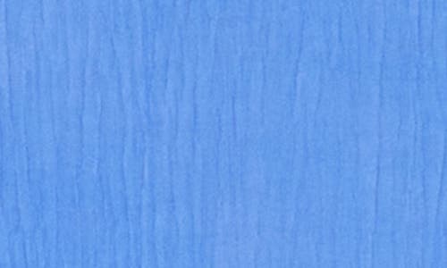 Ruby Rd. Ruby Rd Novelty Long Sleeve Crochet Top In Blue Moon