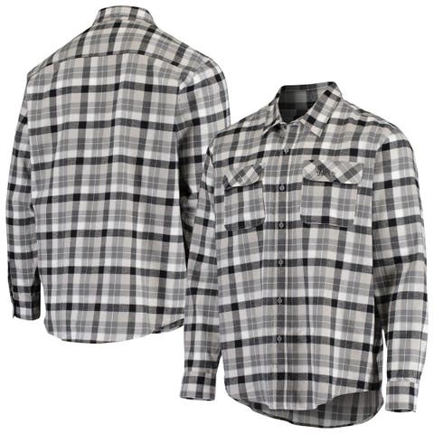 Antigua Men's Antigua Royal Kansas City Royals Instinct Flannel Button-Up  Shirt