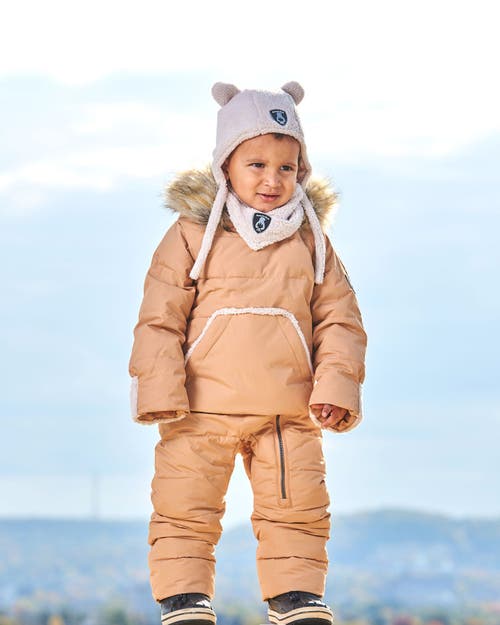 Shop Deux Par Deux Baby Boy's One Piece Baby Hooded Snowsuit Doe Designed For Car Seat