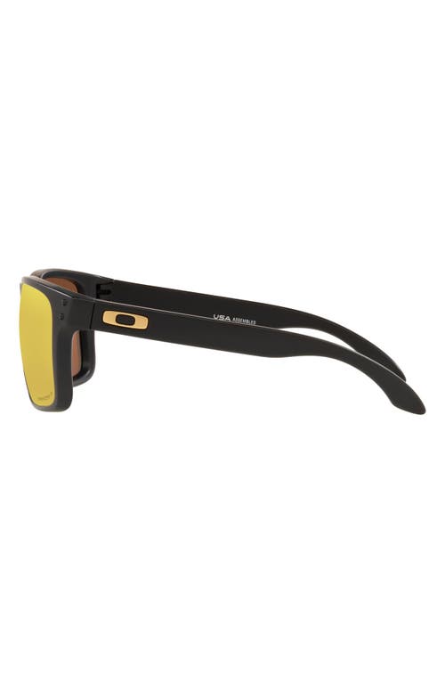 Oakley Holbrook Xl 59mm Polarized Sunglasses In Matte Black/prizm 24k