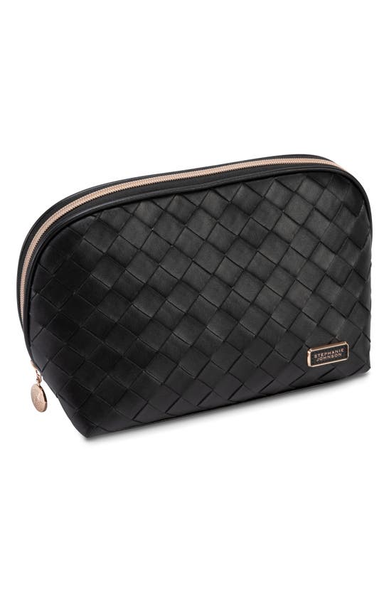 Shop Stephanie Johnson Belize Raven Lola Makeup Bag In Black