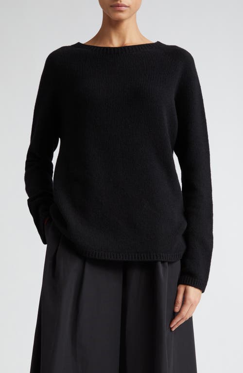 Max Mara George Wool & Cashmere Blend Sweater Black at Nordstrom,