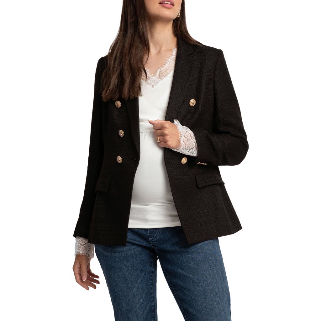 SERAPHINE SERAPHINE TWEED MATERNITY BLAZER