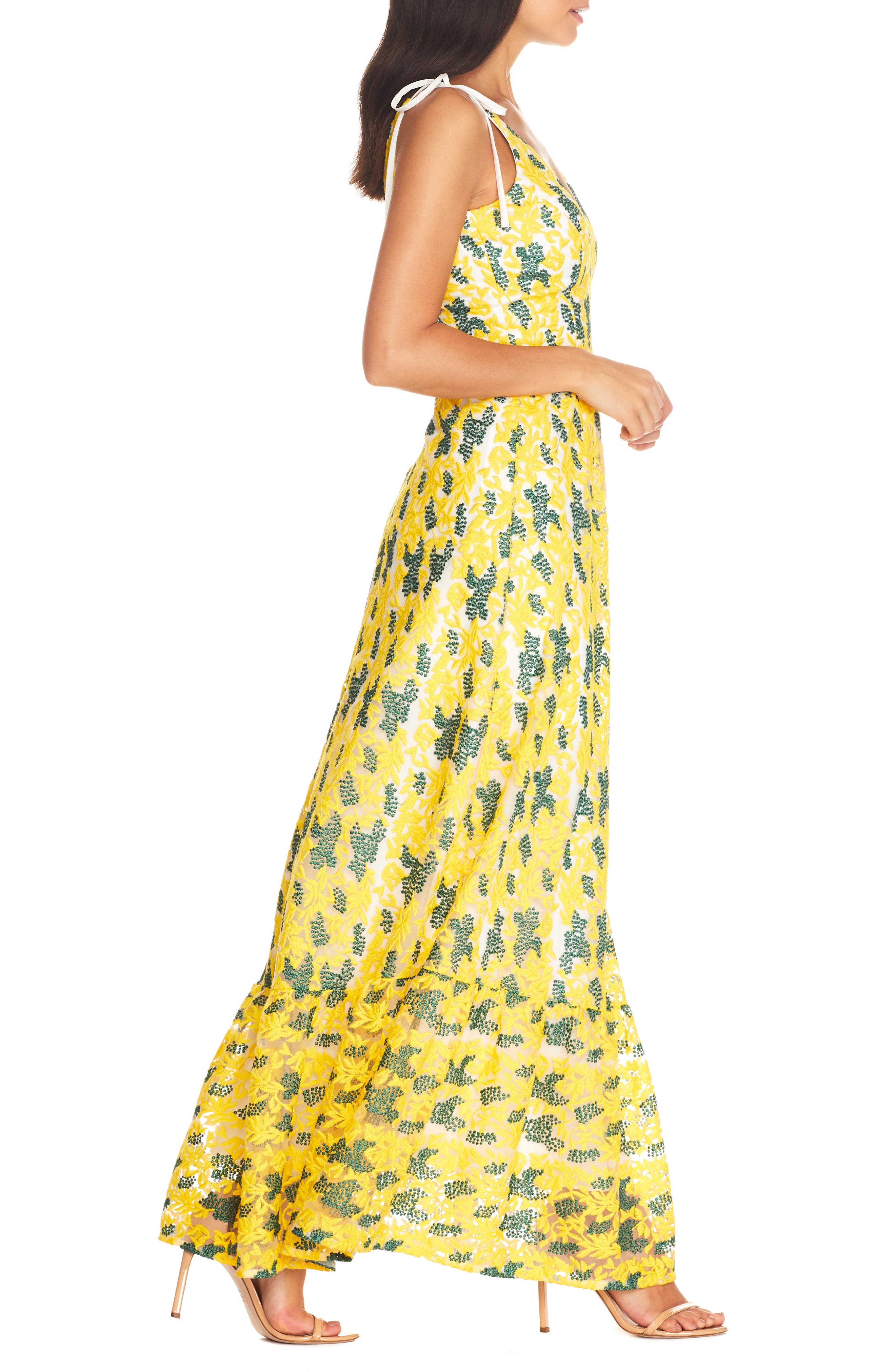 Dress the Population Sunny Embroidered 