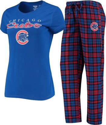 CONCEPTS SPORT Women's Concepts Sport Royal/Red Chicago Cubs Lodge
