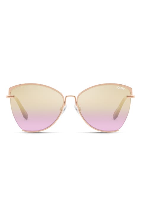 Quay Australia Women's Contoured Cat Eye Sunglasses