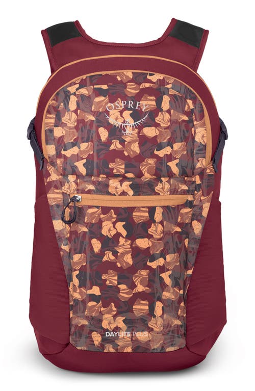 Shop Osprey Daylite Plus Backpack In Liquify Print/kakio Pink