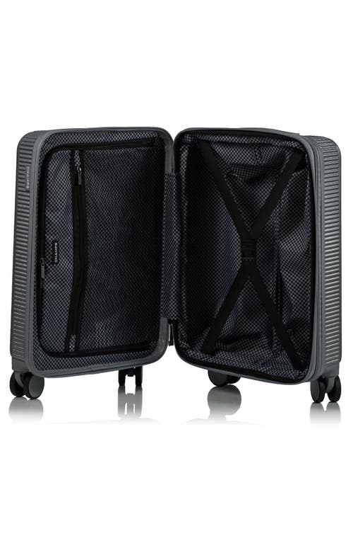 Champs Iconic Ii Carry-on Hardside Suitcase In Silver