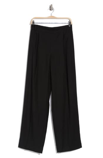 Shop Vince Straight Leg Pull-on Pants In Black