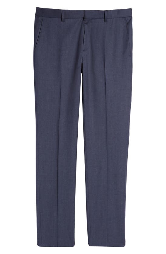 Shop Hugo Boss Boss Genius Slim Fit Wool Suit Pants In Open Blue