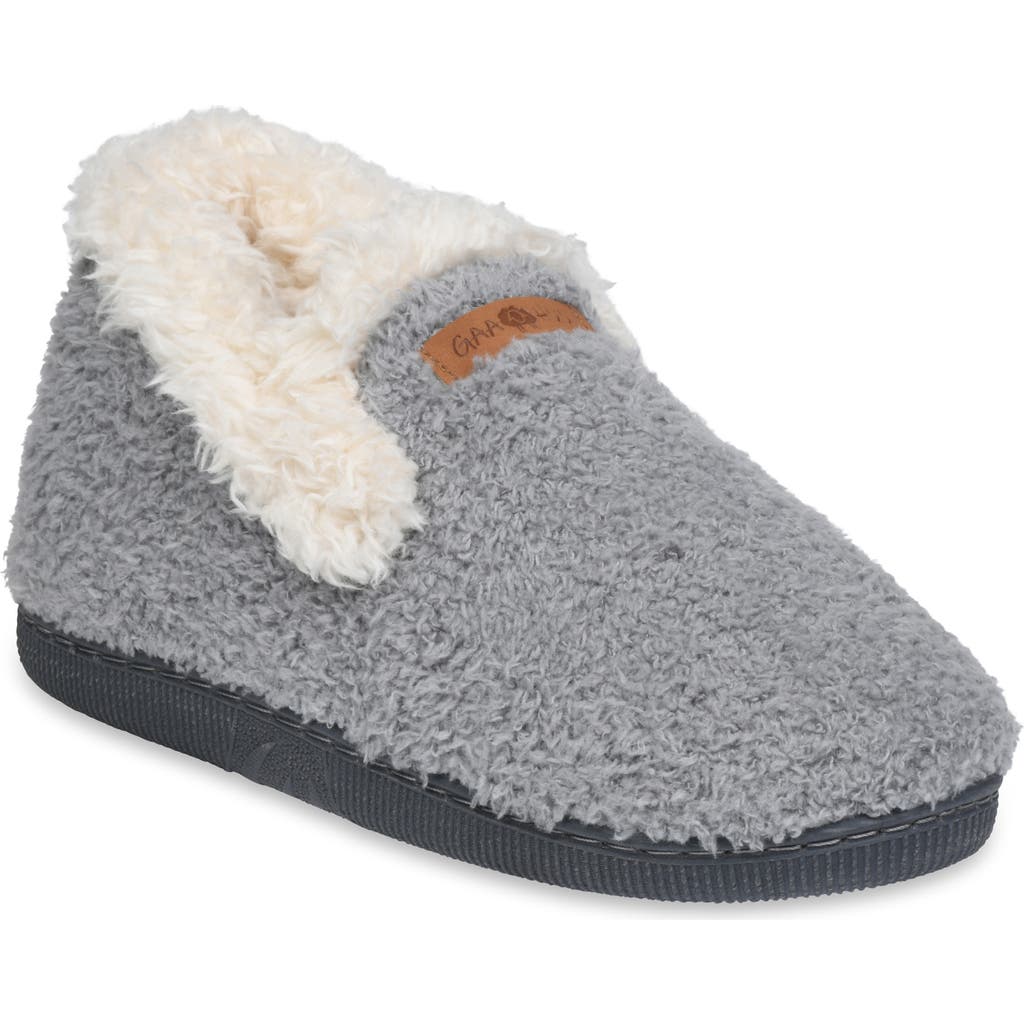 Gaahuu Cozee Faux Fleece Lined Slipper In Grey