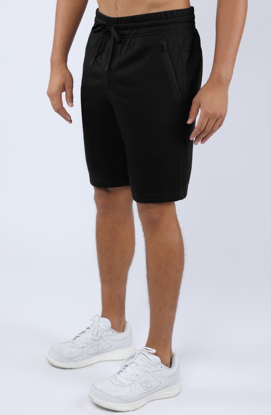 Shop 90 Degree By Reflex Zip Pocket Shorts In Black