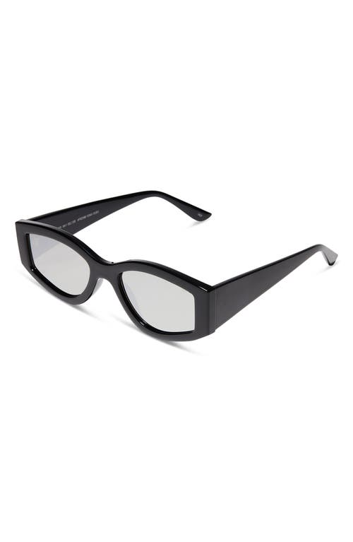 Diff 55mm Kai Slim Sunglasses In Black