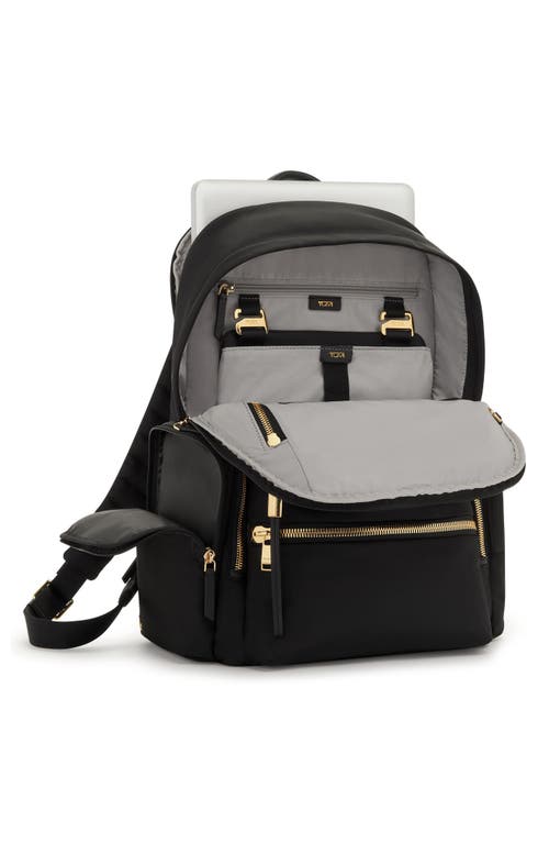 Tumi Celina Backpack In Black/gold