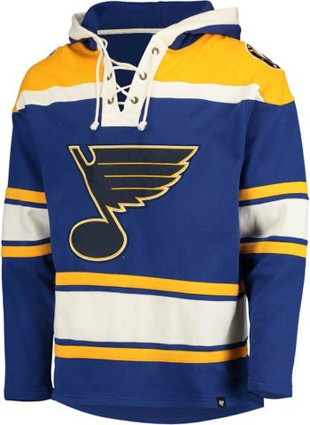 St. Louis Blues '47 Superior Lacer Pullover Hoodie - Royal