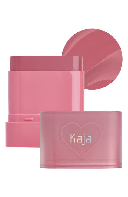 Shop Kaja Dewy Bar Blush & Lip Balm In Fig Smoothie