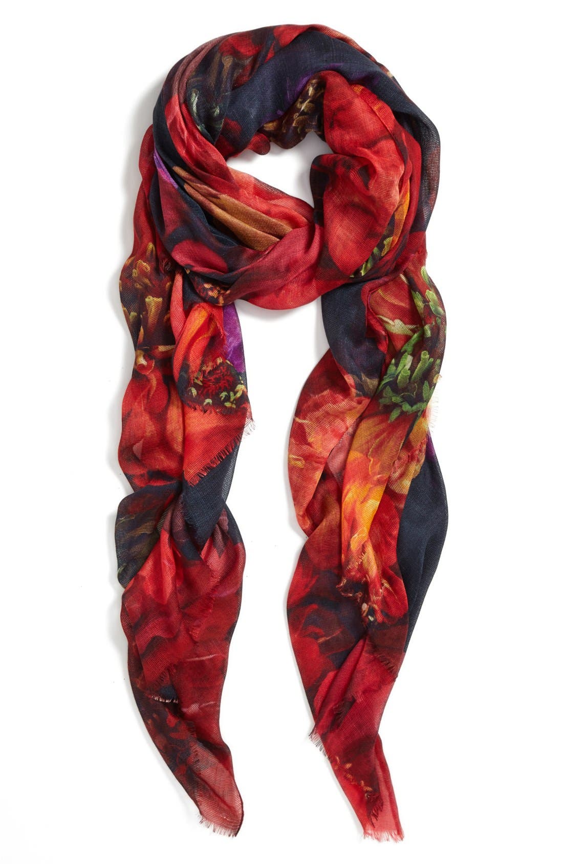 Echo 'Photographic Floral' Scarf Nordstrom