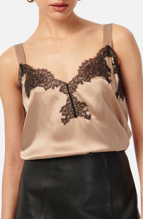 CAMI NYC CAMI NYC BEATRICE LACE TRIM SILK CAMISOLE 