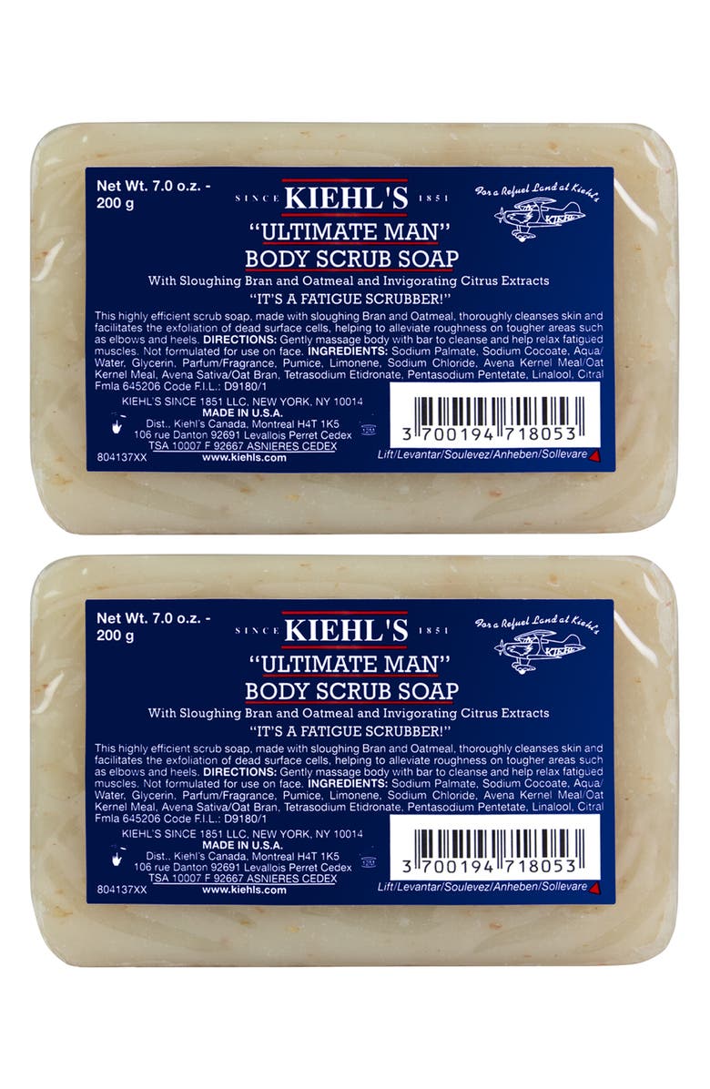 KIEHL'S SINCE 1851 Body Scrub Soap Duo-$30 Value, Main, color, NO COLOR