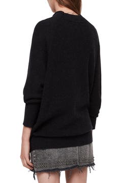 ALLSAINTS Ridley Funnel Neck Wool & Cashmere Sweater | Nordstrom
