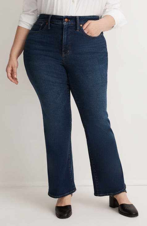 Women's Flare Leg Plus-Size Jeans