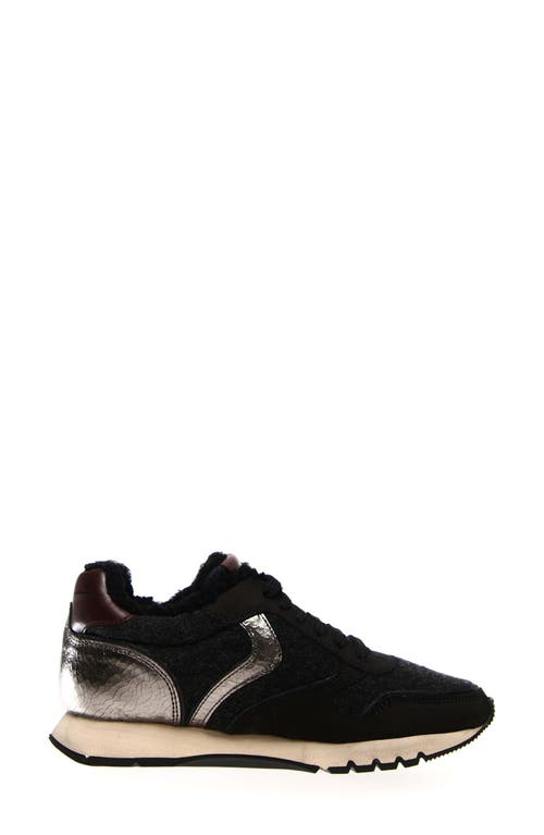 VOILE BLANCHE VOILE BLANCHE JULIA GENUINE SHEARLING JOGGER SNEAKER