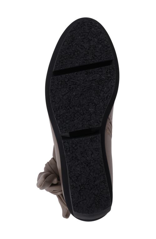 Good Choice New York Lavan Wedge Knot Bootie In Taupe