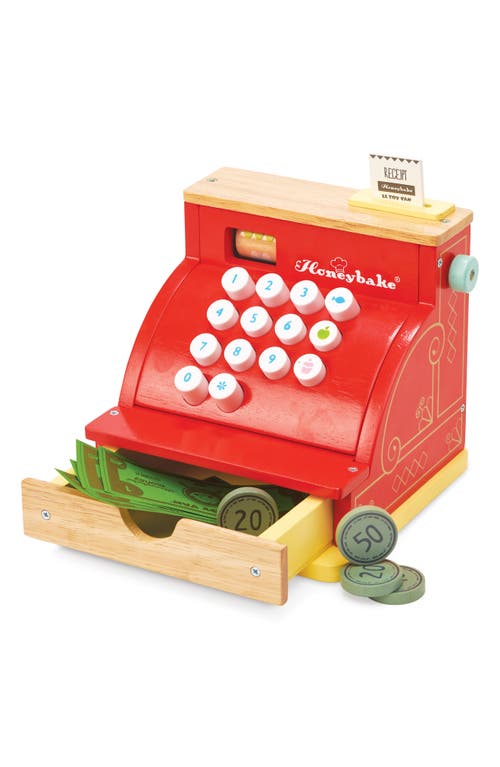 Le Toy Van Wooden Cash Register Toy in Red at Nordstrom